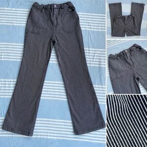 Striped Jeans w/ Elasticized Waist